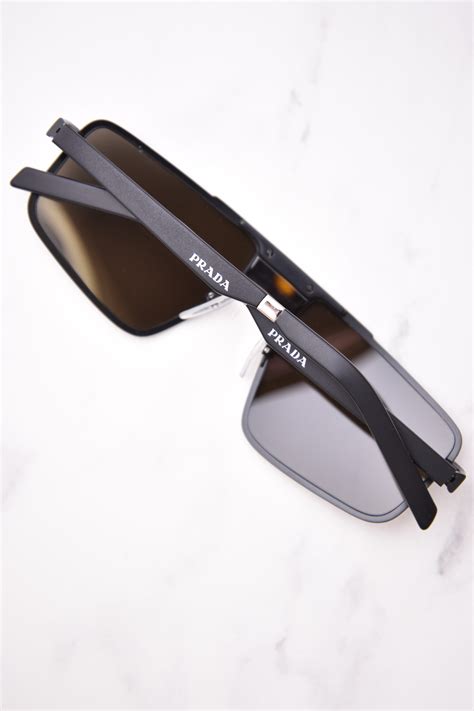 prada pr 61ws|Prada Brown Rectangular Men's Sunglasses PR 61WS 1BO5G1 .